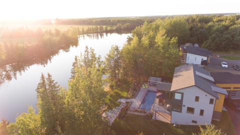 Drone photo of landscape