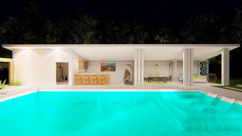 Pool house