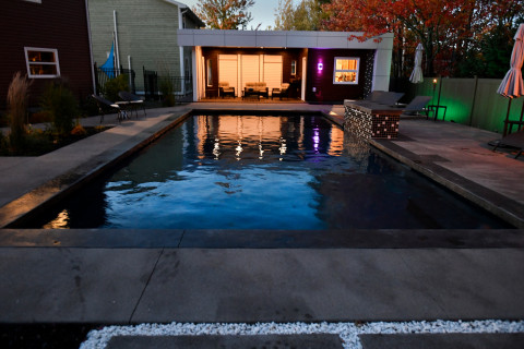 Pool house
